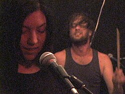 Laura MacFarlane and Cameron Potts