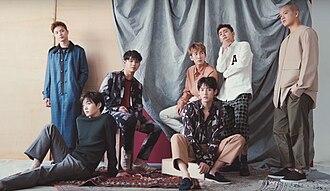 BtoB in 2017 L–R: Yook Sung-jae, Lee Chang-sub, Im Hyun-sik, Seo Eun-kwang, Lee Min-hyuk, Jung Il-hoon (former), and Peniel