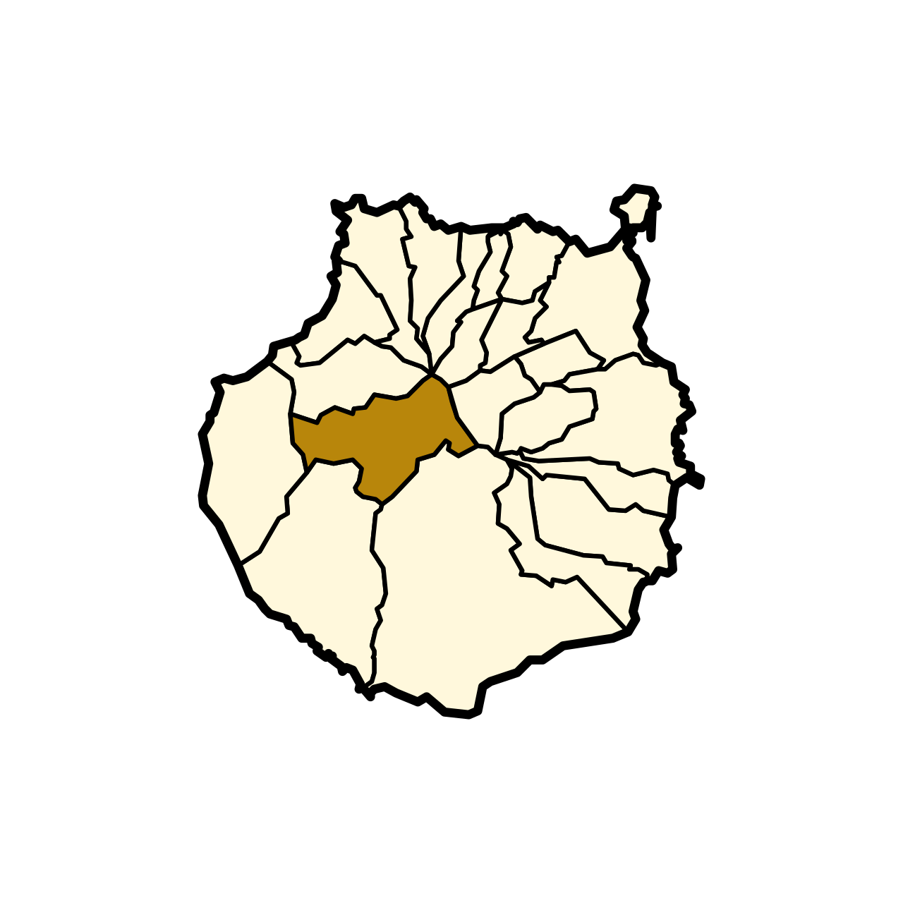 Gran Canaria municipio Tejeda.svg