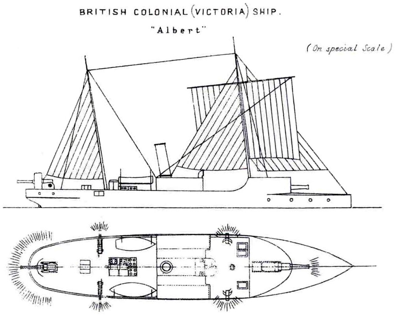 HMVS Albert Starboard Elevation and Plan.jpg