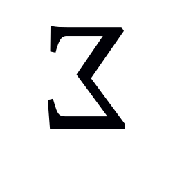 The capital as a reversed Greek capital sigma