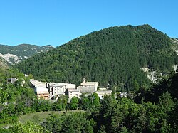 A general view of the village of Ubraye
