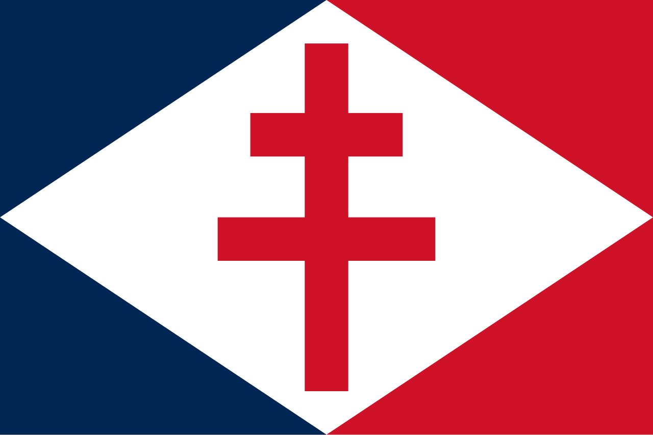 Naval Jack of Free France.svg