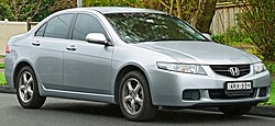 2004 Honda Accord Euro sedan. A typical mid-2000s car.