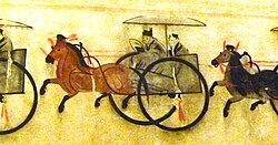 Powerful landlord in chariot (Eastern Han, 25–220 AD, Anping County, Hebei).