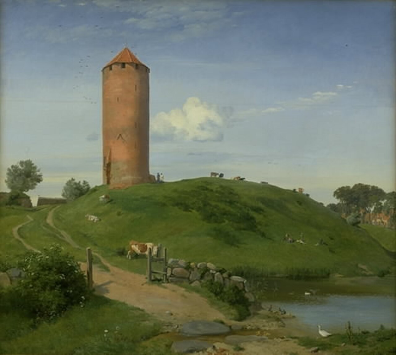 Johan Thomas Lundbye - Gåsetårnet i Vordingborg.jpg
