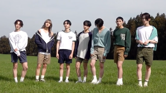 OnlyOneOf on Produced by [Myself] photoshoot From left to right: KB, Junji, Nine, Rie, Love, Mill, and Yoojung.