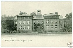 Salem School, from a 1905 postcard