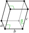 Monoclinic crystal structure for plutonium