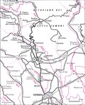 Map of Sette Comuni and Val d'Astico