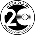 WCRD 20th anniversary logo.