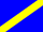 Blue flag with yellow stripe