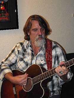 Darrell Scott at the Cactus Cafe in Austin, Texas. Photo by Ron Baker (2011).