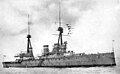 HMS Invincible with tripod masts (photographed in 1907)