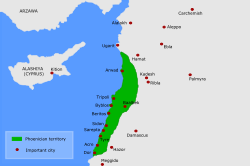 Phoenicia and its major cities