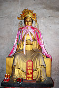 Statue of Bixia Yuanjun of Mount Tai, a Taoist goddess