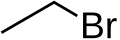Skeletal formula of bromoethane