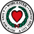 Official seal of Worcester, Massachusetts