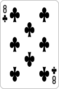8 of clubs