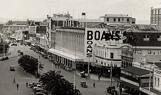 The Boans Building in Wellington Street in 1936
