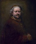Dated 1669, the year he died, though he looks much older in other portraits. National Gallery, London