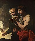Mercury Piping to Argus by Johann Carl Loth (c. 1655–60)