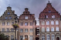 Preserved historic houses in the Old Town