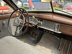 1950 Packard Eight Club Sedan interior