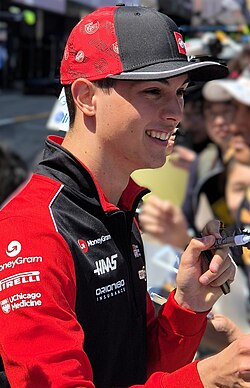 Oliver Bearman at the 2025 Japanese Grand Prix