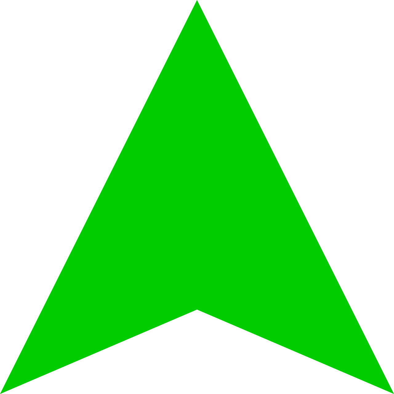 Green Arrow Up Darker.svg