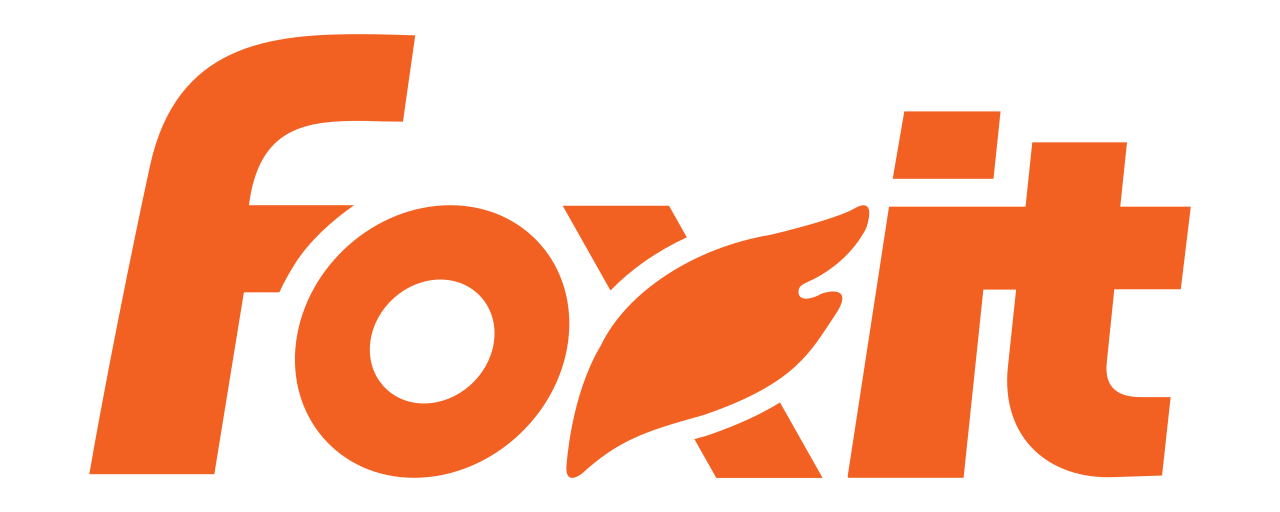 Foxit Software updated logo as of q1 2024.svg