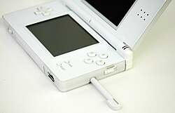 Remodeled stylus and relocated Start and Select buttons, and power switch
