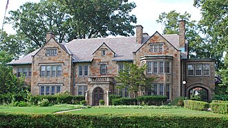 A historic mansion in the Boston-Edison Historic District