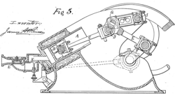 Atkinson gas engine as shown in US Patent 367496, 1887
