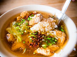 Scomberomorus soup in Tainan