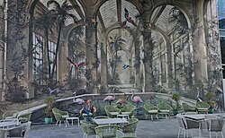 Mural by Gio Bressana at Dubai Design District (2025).