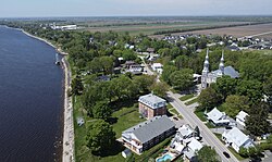 Aerial view of Champlain