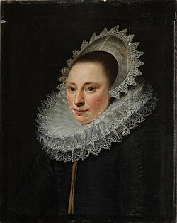 Portrait of woman by Unknown Holland painter, 17th century. National Gallery of Armenia