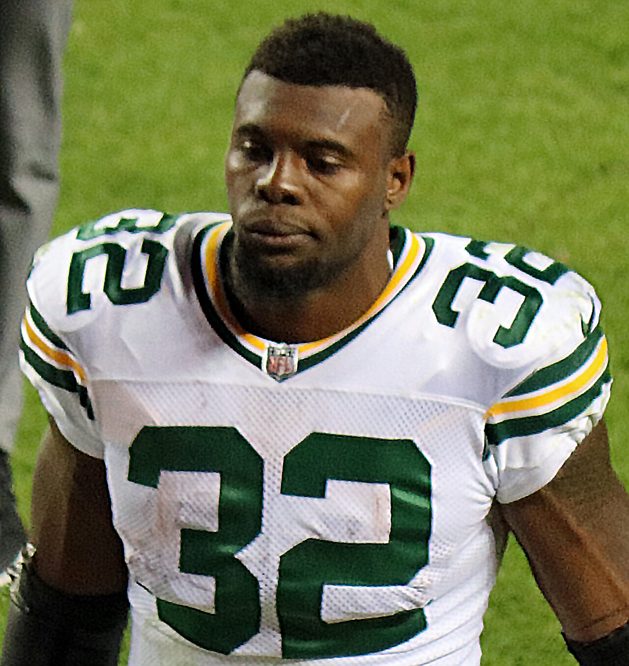 Devante Mays (Green Bay Packers player) during pre-season game against Denver Broncos on August 26, 2017 in Denver, Colorado.jpg
