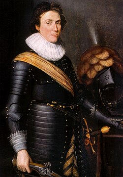 Christian the Younger of Brunswick wearing cuirassier armour (1620)