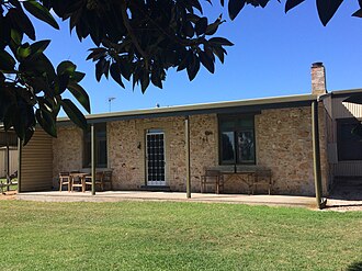 Original stone settlers cottage at Nanda Farm, Point Sturt (c. 1855)