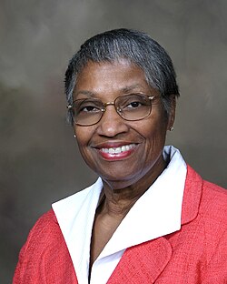 Alexa Canady, pediatric neurosurgeon, in an official portrait, smiling