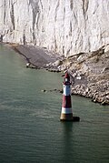 The lighthouse from the sea