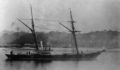 The gunboat Chiyoda, Japan's first domestically built steam warship, completed in May 1866[21]