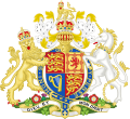 Royal arms of the United Kingdom (as used in England, Northern Ireland, and Wales) has lion supporter (for England) in the dexter and unicorn supporter (for Scotland) in the sinister.