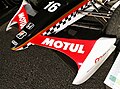 A detail picture of the front wing