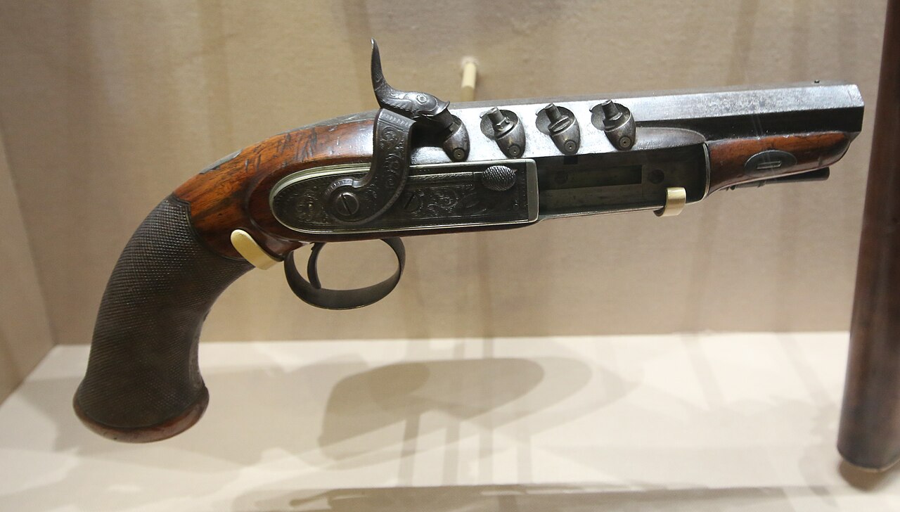 William mills superimposed load pistol.JPG