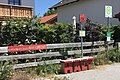 Ride-sharing bench of the 'home-made local transport' in Aidling[7]