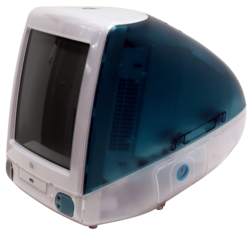 Slot loading iMac G3.