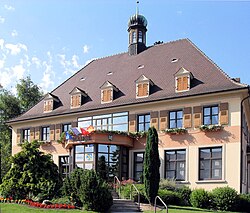 The town hall in Obenheim